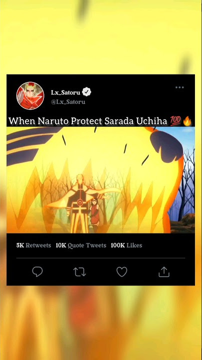 when Naruto Protect Sarada Uchiha 💯🔥#naruto #shorts #boruto #sarada