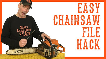 How To Make A Free Chainsaw File Handle From A Golf Ball