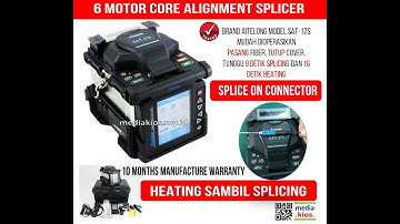 SAT-17S 6 Motor Core Alignment Fusion Splicer
