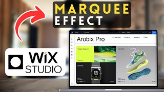 How to Create a Marquee Effect in Wix Studio | Wix Studio Tutorial (2025)