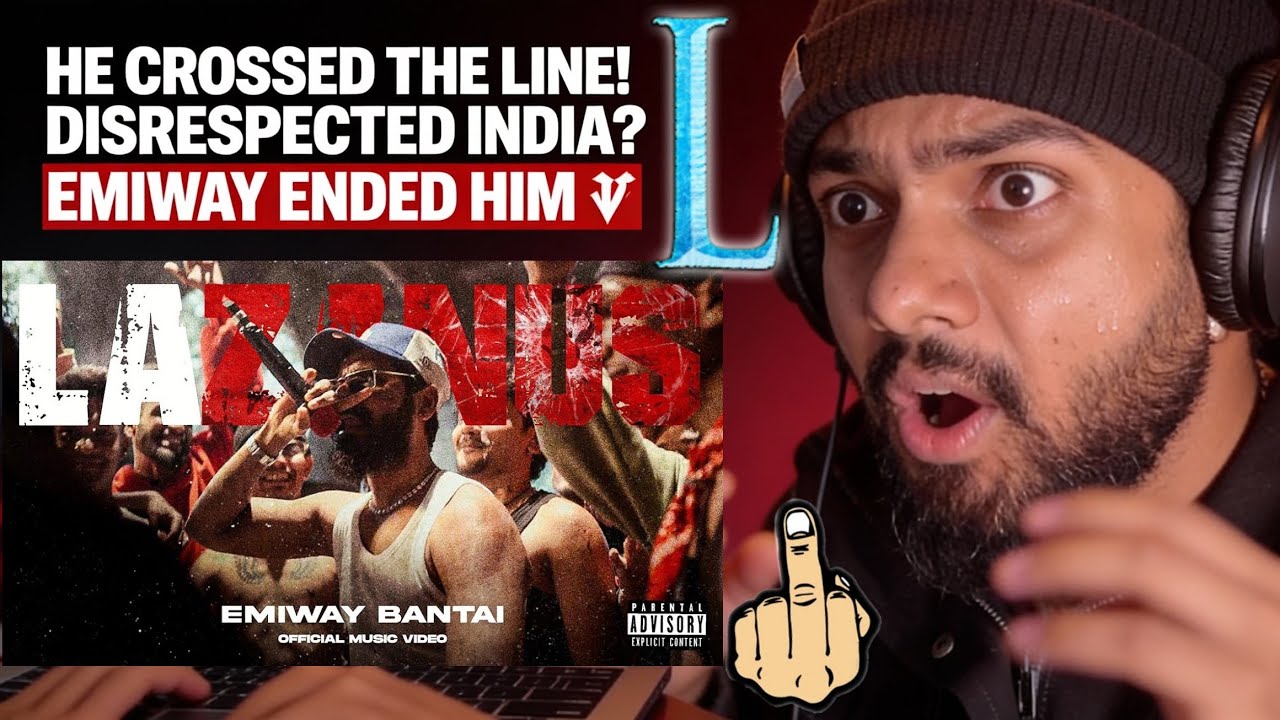 EMIWAY BANTAI - LAZANUS | OFFICIAL MUSIC VIDEO | Diss Reaction | Lazarus is Finished!!!