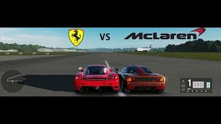 Forza Motorsport 7 McLaren F1 vs Ferrari Enzo (Drag Race)