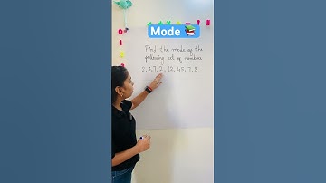 Finding the Mode #shorts #math #maths #mathematics #education #learn #learning #howto #school