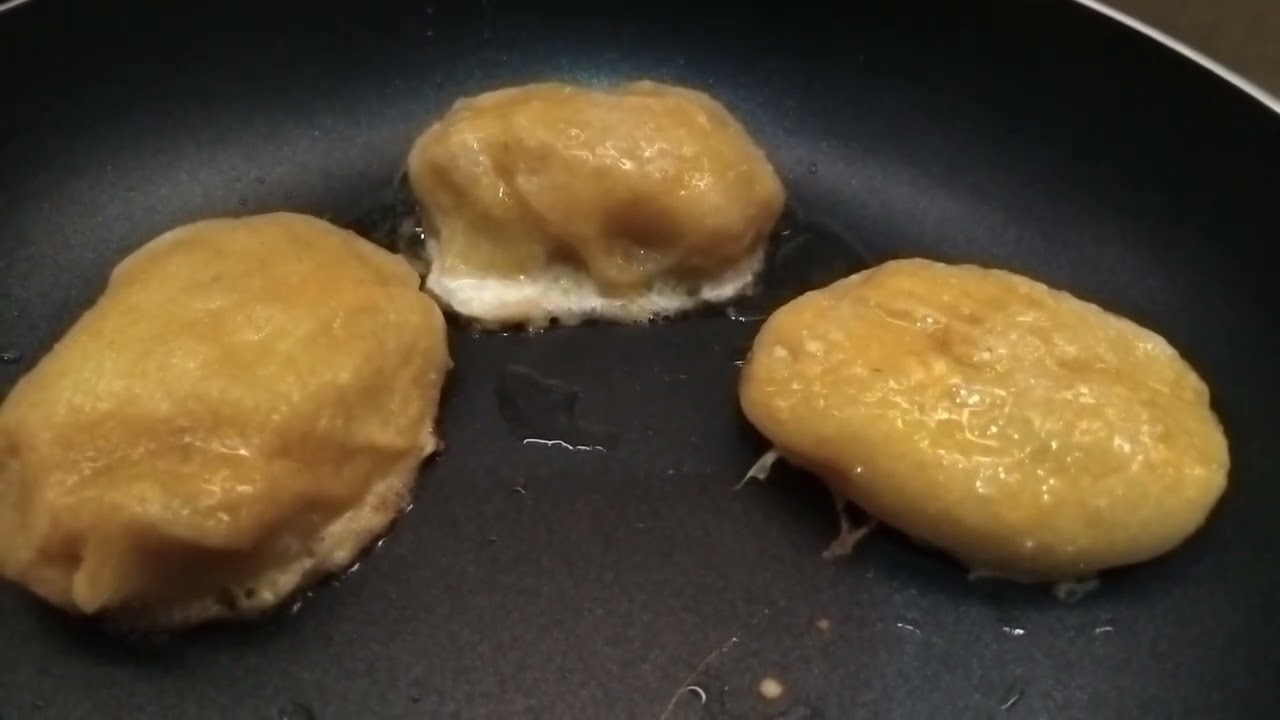 Papa con queso y huevo