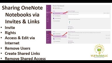 Sharing OneNote Notebooks via Invites and Links