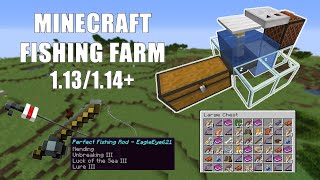 EASY AFK Fish Farm Minecraft 1.13 - 1.15+ (How Much XP?)