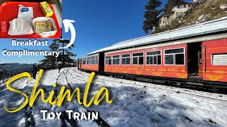 The Most Premium Toy Train for Shimla | Shivalik Deluxe Express | Kalka Shimla Railway #toytrain