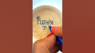 Pushpa name status // pushpa whatapps status #name #love #nameartsworld #art