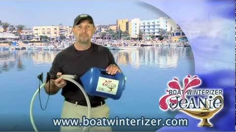 BOAT WINTERIZER JEANIE Demonstration