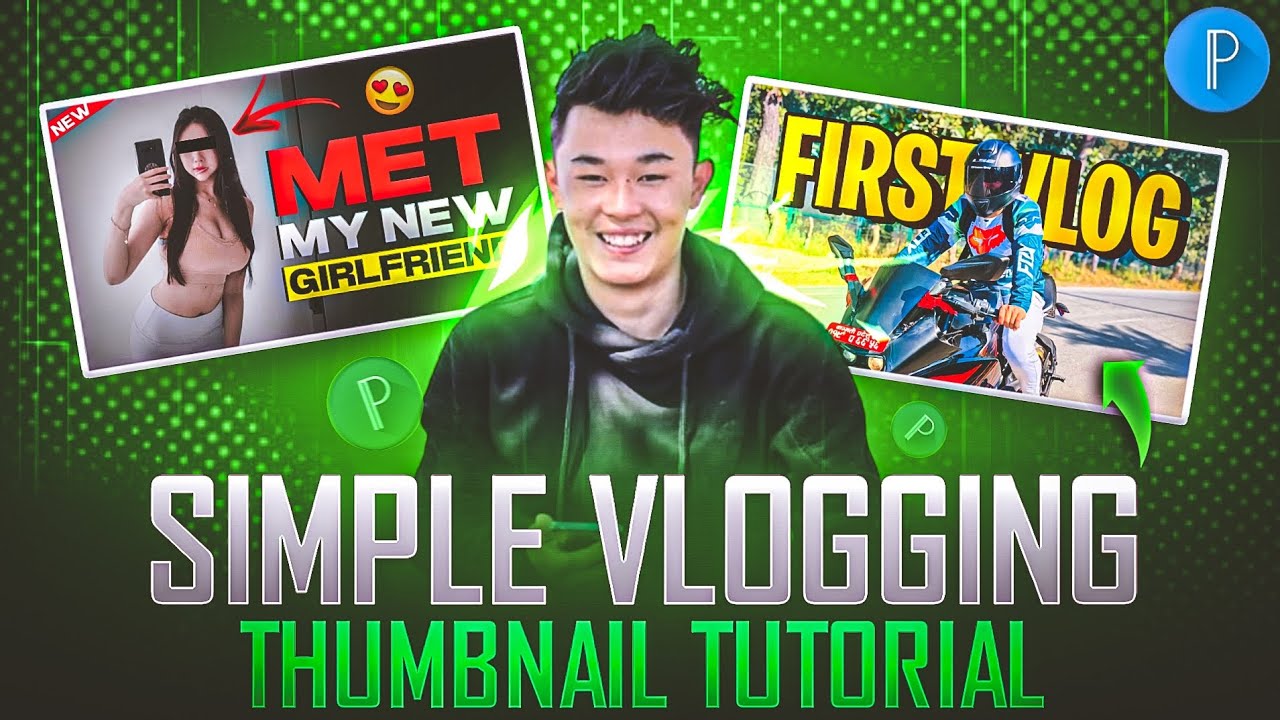 VLOG THUMBNAIL TUTORIAL | HOW TO MAKE VLOG THUMBNAIL IN PIXELLAB 😍- YOUBEY OFC