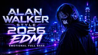 Alan Walker Style 2026 | Shadows And Fire | Emotional Night Drive EDM Mix