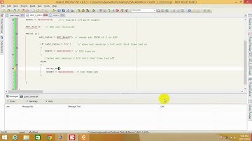 PIC uC #: ADC Control LED ON OFF using PIC16F676 with Proteus Simulation . Part -02