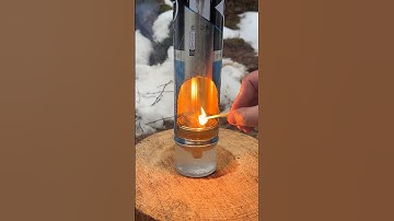 DIY Lamp-Heater in Minutes: A Lifesaver in Emergency Situations. #camping #lifehacks #survival