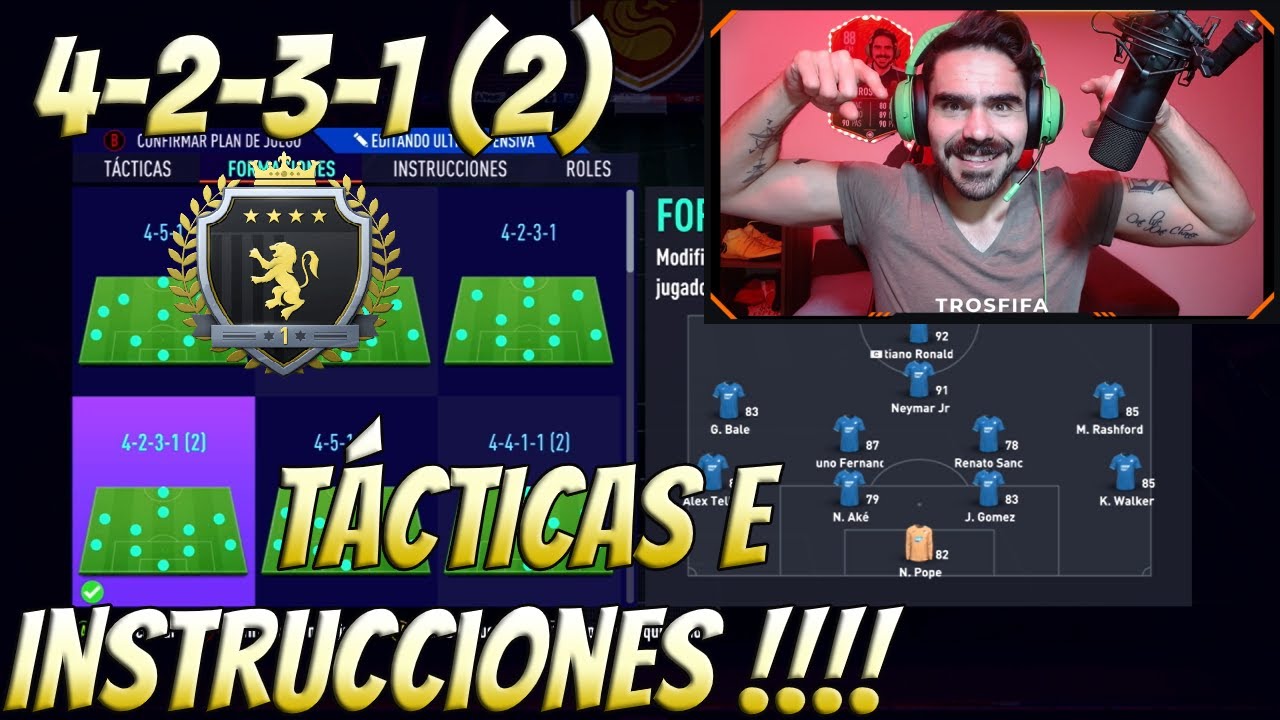 Fifa 21 Formacion 4 2 3 1 2 Tacticas E Instrucciones Conserva El Marcador Youtube