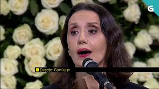 Video thumbnail of "Luz Casal e Carlos Núñez interpretan 'Negra Sombra' na homenaxe ás vítimas da Covid-19"