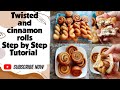 Twisted &amp; Cinnamon Rolls Donuts, Step by Step video Tutorial....