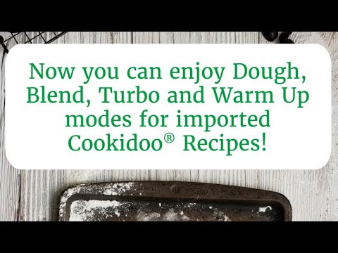 Import TM6 modes into your own created recipes on cookidoo® 3.0