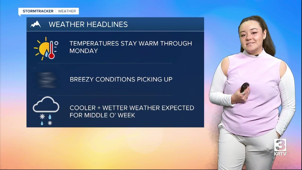 Warm and dry to start the week - YouTube