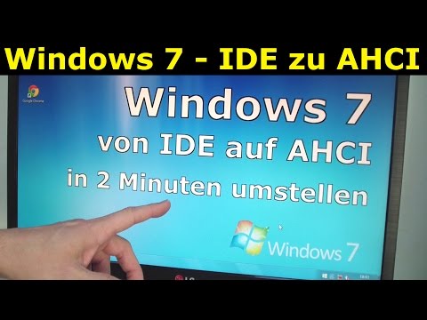 Video: So Aktivieren Sie Ahci In Windows 7