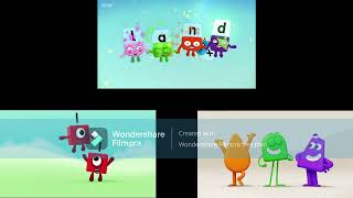 All three Learningblocks intros playing at the same time.