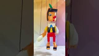 Hamaha Ahşap Oyuncak Ahşap Pinokyo Ipli Kukla Oyuncak