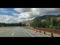 Driving from Snake River Cabins toward Jackson Hole Airport