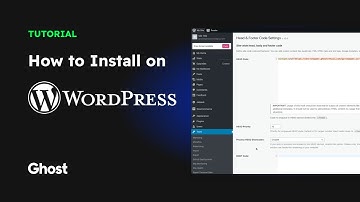 How to Install Ghost Video on WordPress