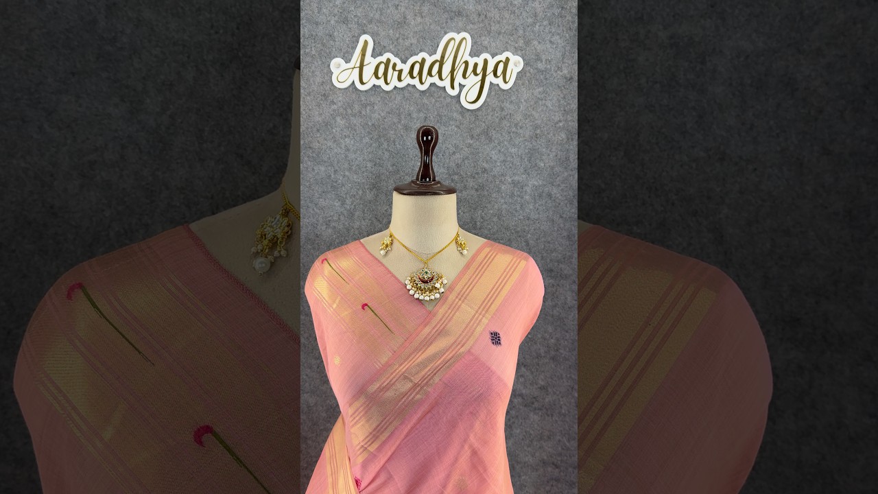 Soft Muga Cotton Classic Paithani Saree