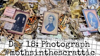 #mothsinthescrattic Day 18 - Photograph - Old Daguerreotype Photo Lace Clusters