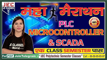 PLC Microcontroller & Scada महा-मैराथन Class Electrical Engineering 5th Sem BY JE CLASSES Meerut