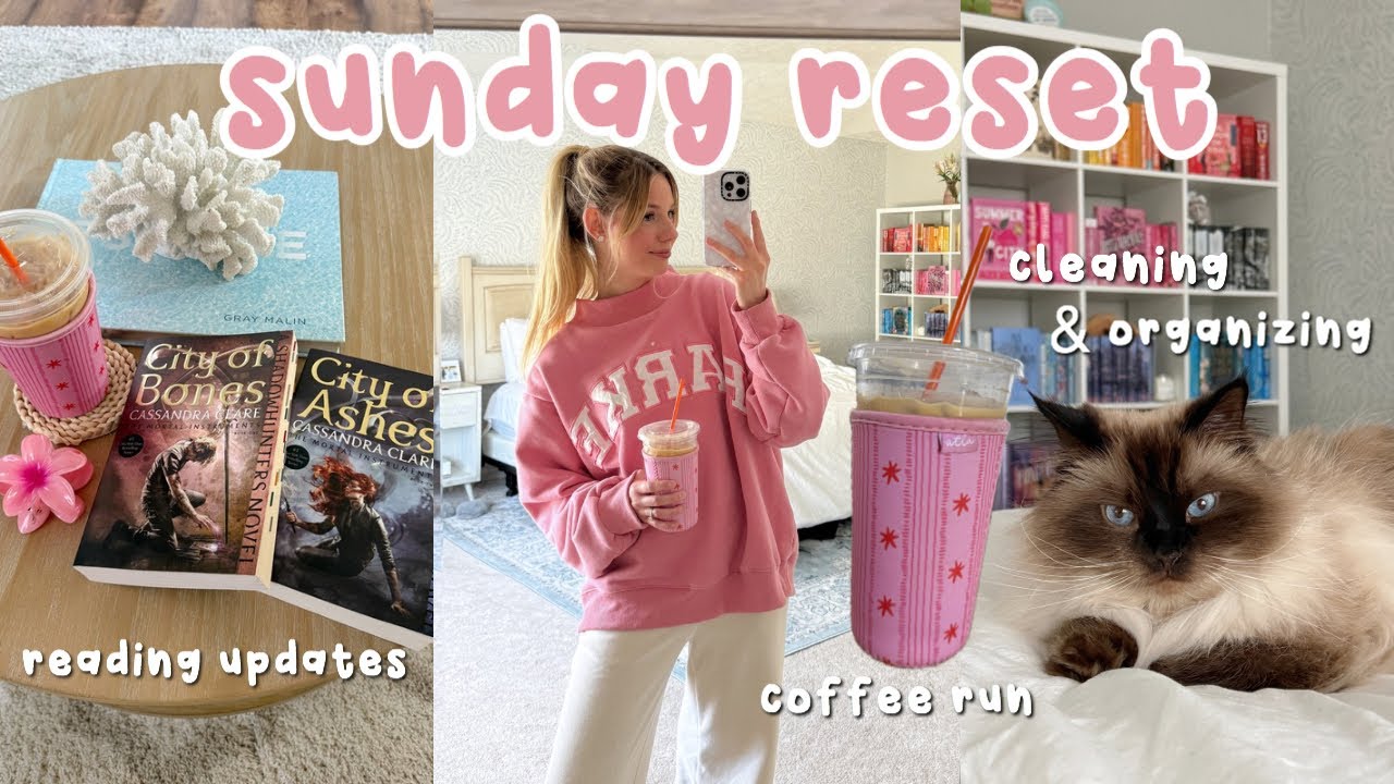 Воскресный видеоблог о перезагрузке 🌸🧺📖 уборка, чтение моей любимой серии книг и мой заказ в Dunk...