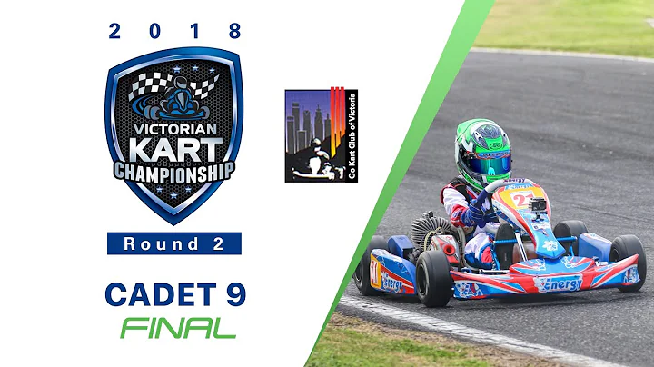2018 Victorian Kart Championship Round 2 Cadet 9 class final at Go-Kart Club of Victoria