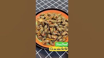 Cà na xào bơ tỏi thơm phức