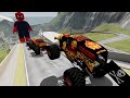 Epic High Speed Monster Truck Jumps And Crashes #36#monster #beamngdrive #monstertruck #usa