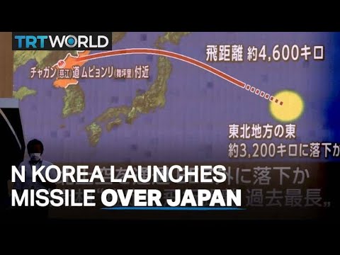 North Korea conducts longest-range missile test yet over Japan