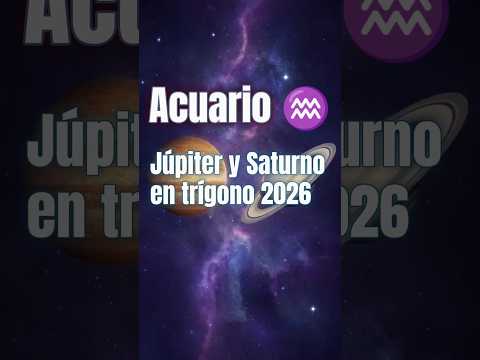 Aquarius - Saturn and Jupiter Trine 2026