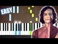 Gotye - Somebody That I Used To Know - EASY Piano Tutorial by PlutaX