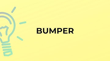 What is the meaning of the word BUMPER?