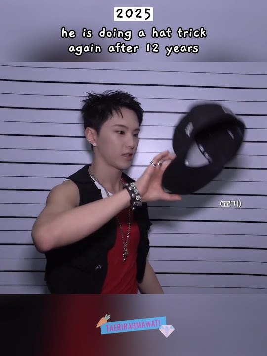 hoshi's hat trick in 2013 vs. 2025 🐯🧢 #seventeen #hoshi