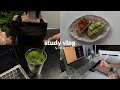 【Eng】study vlog👩🏻‍💻🖇｜5:00に起きて８時間勉強した大学生の1日🍨｜本気で休日を過ごしてみた｜進化したモーニングルーティン🏋🏻