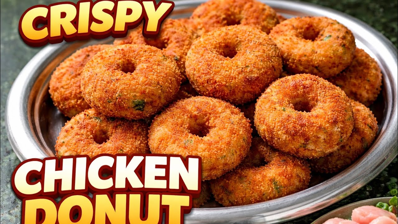 Chicken Donuts – The Most Unique Chicken Snack Ever! 🤤