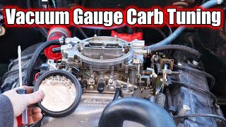 Carburetor Tuning with a Vacuum Gauge | Edelbrock Carb Tuning | Dodge D100