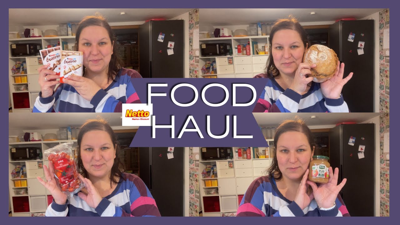 FOOD HAUL | NETTO | Laden gut alles gut 😂 | Schumsmaus
