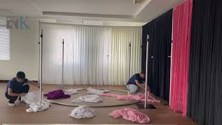 How to Set Up Pipe and Drape / Event Backdrop Installation Guide
