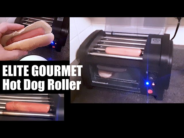 Elite Gourmet Hot Dog Roller Toaster Oven and Bun Warmer