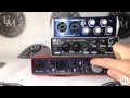 Обзор звуковых карт. Focusrite Scarlett 2i4. Steinberg UR22. PreSonus Audiobox 22vsl - UM Test 01