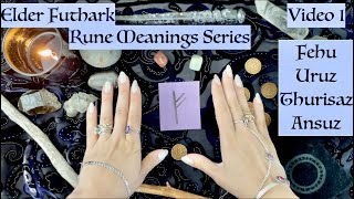 Elder Futhark Rune Meanings Series- Part 1 (Fehu, Uruz, Thurisaz, Ansuz)