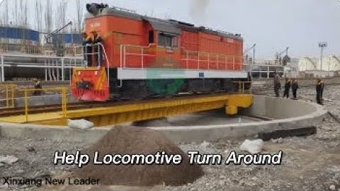 Locomotive turntable transfer cart/Motorized turntable platform trolley