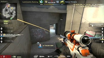FALLEN 1v4 CLUTCH vs NaVi