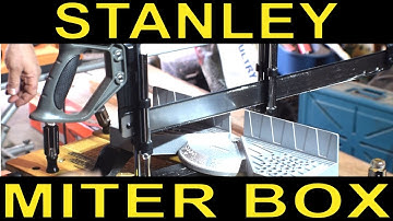 Stanley Miter Saw Box (20-800) Review and Use - Beginner Woodworking